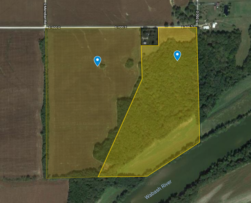 wooded property with river frontage access warren county indiana